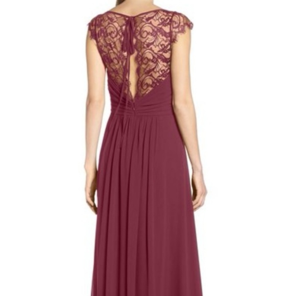 *HOST PICK* Hayley Paige Burgundy Wine Red Dress